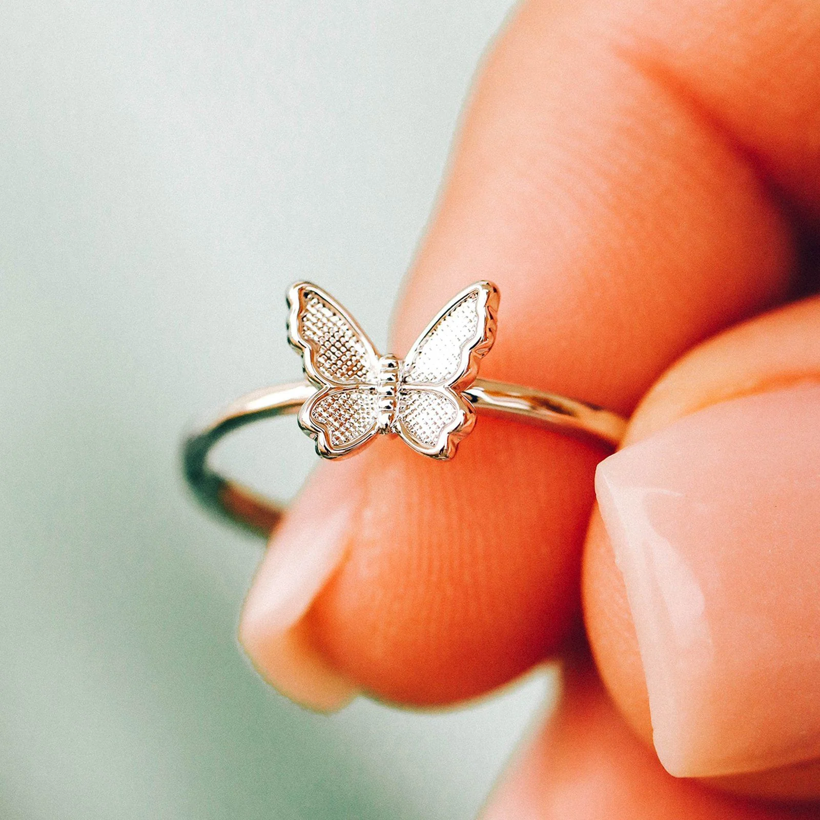 Butterfly In Flight Ring - Image 3