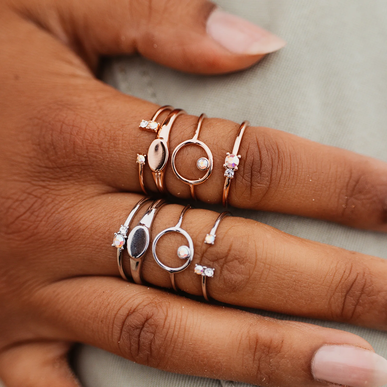 Crystal Sky Ring Stack - Image 3
