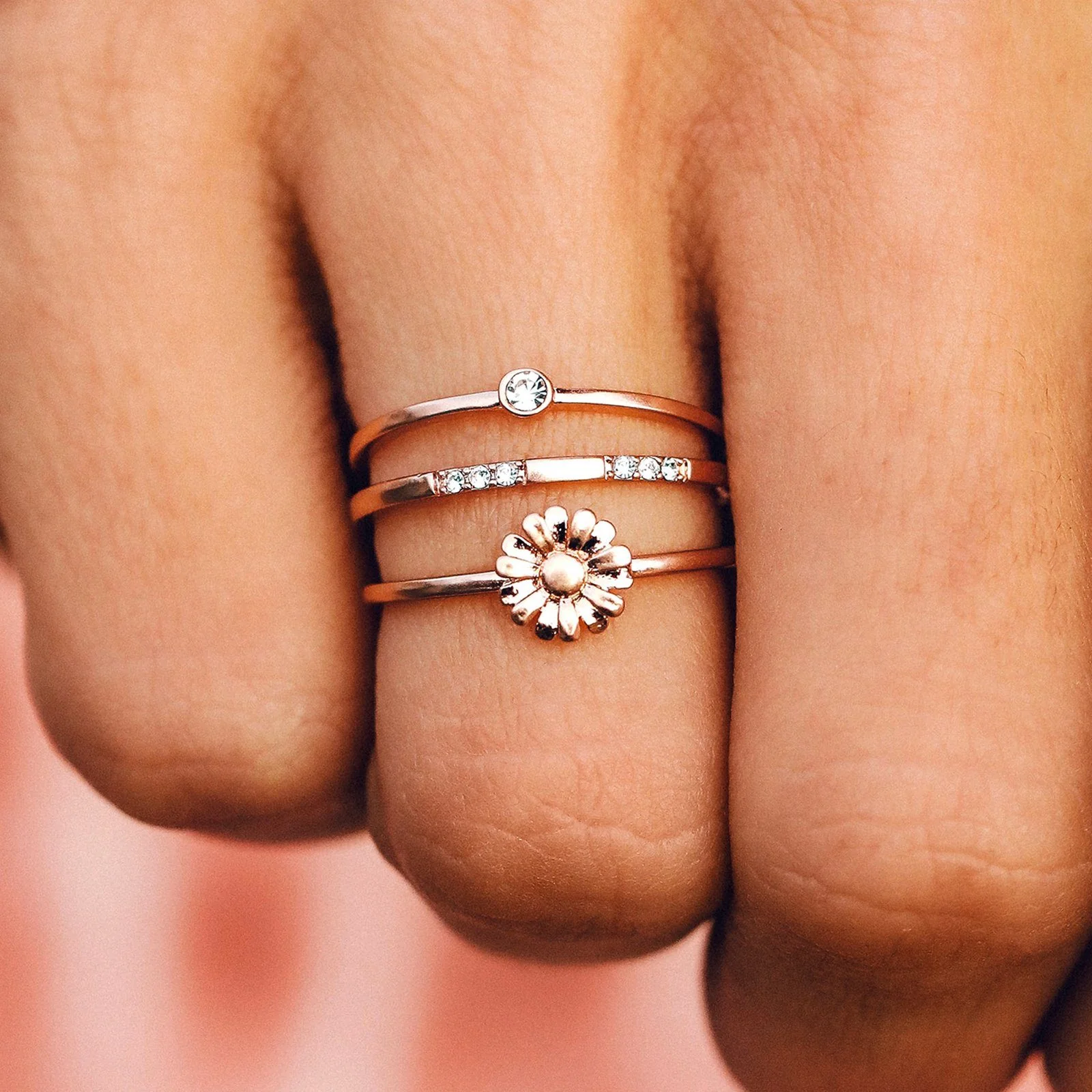 Daisy Pickin' Ring Stack - Image 2