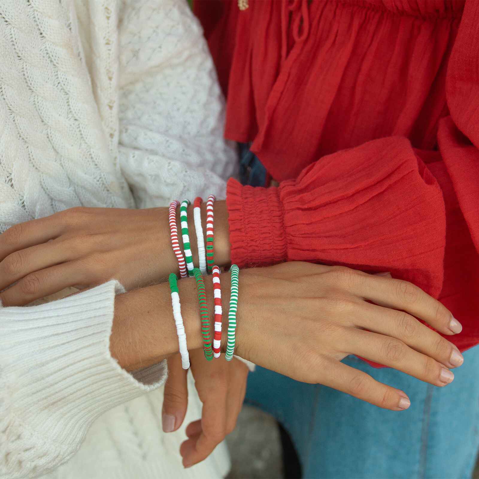 Deck the Halls Stretch Bracelet Set of 8 - Image 11