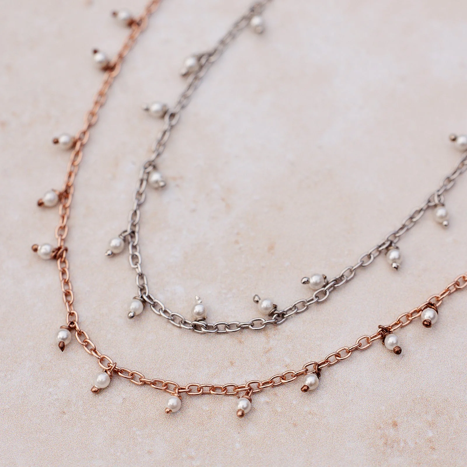 Hanging Pearl Beaded Choker - Image 6