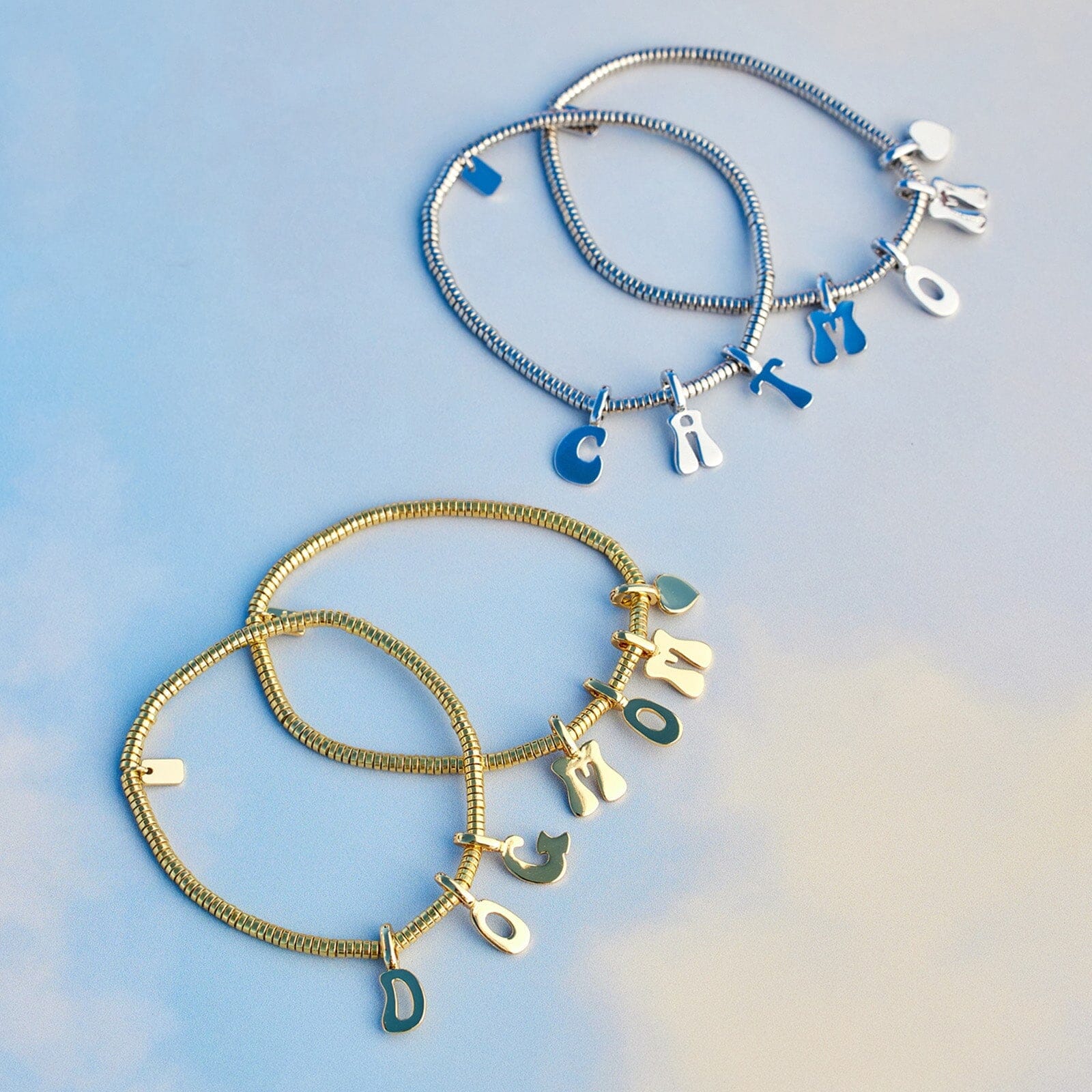 Harper Disc Bead Stretch Bracelet - Image 8