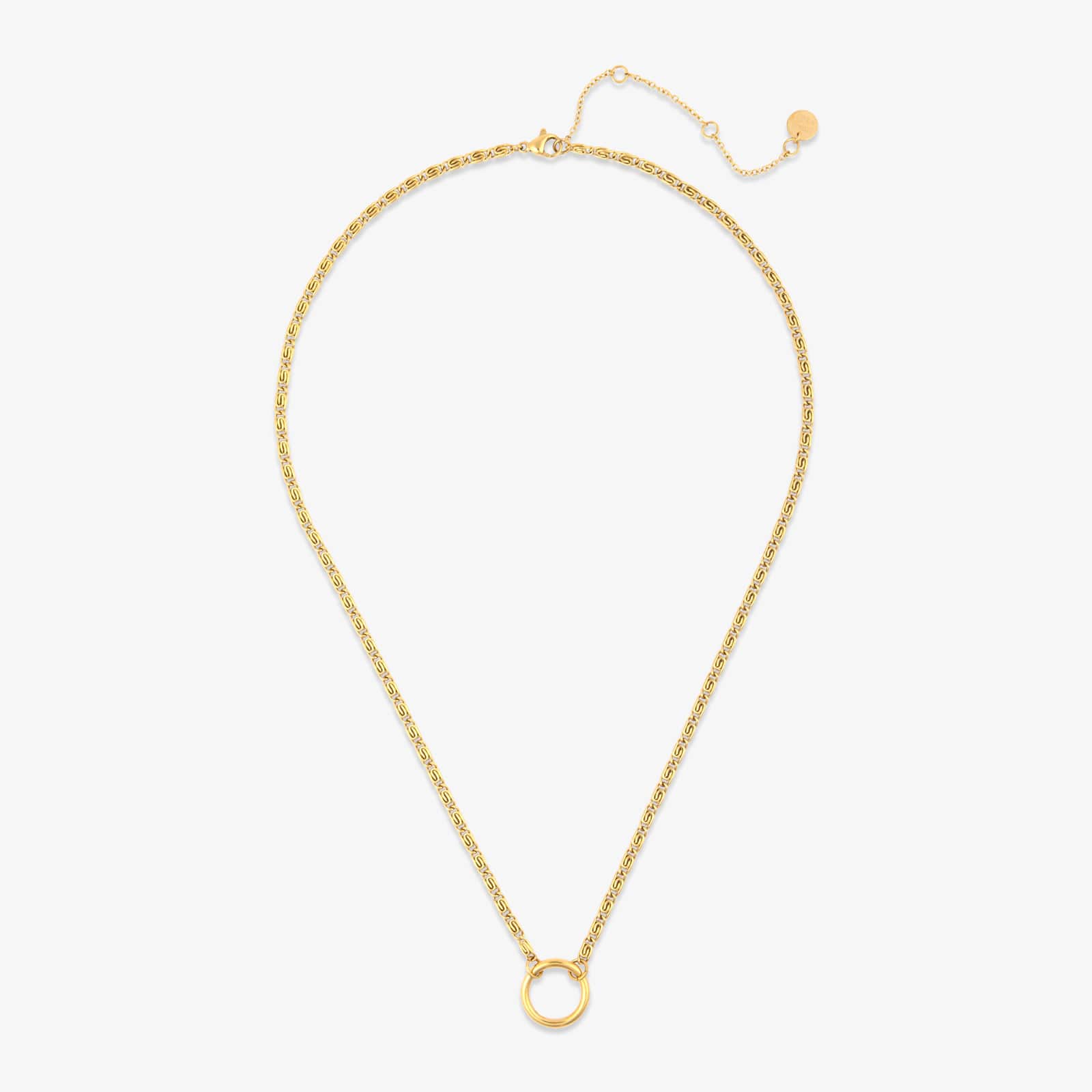 Harper Scroll Chain Necklace - Image 10