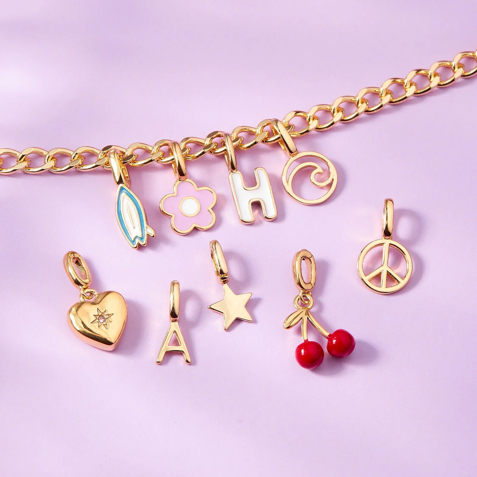 Harper Starburst Heart Charm - Image 8