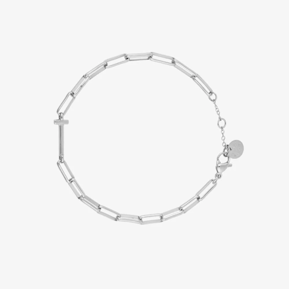 Initial Paperclip Chain Bracelet - Image 15