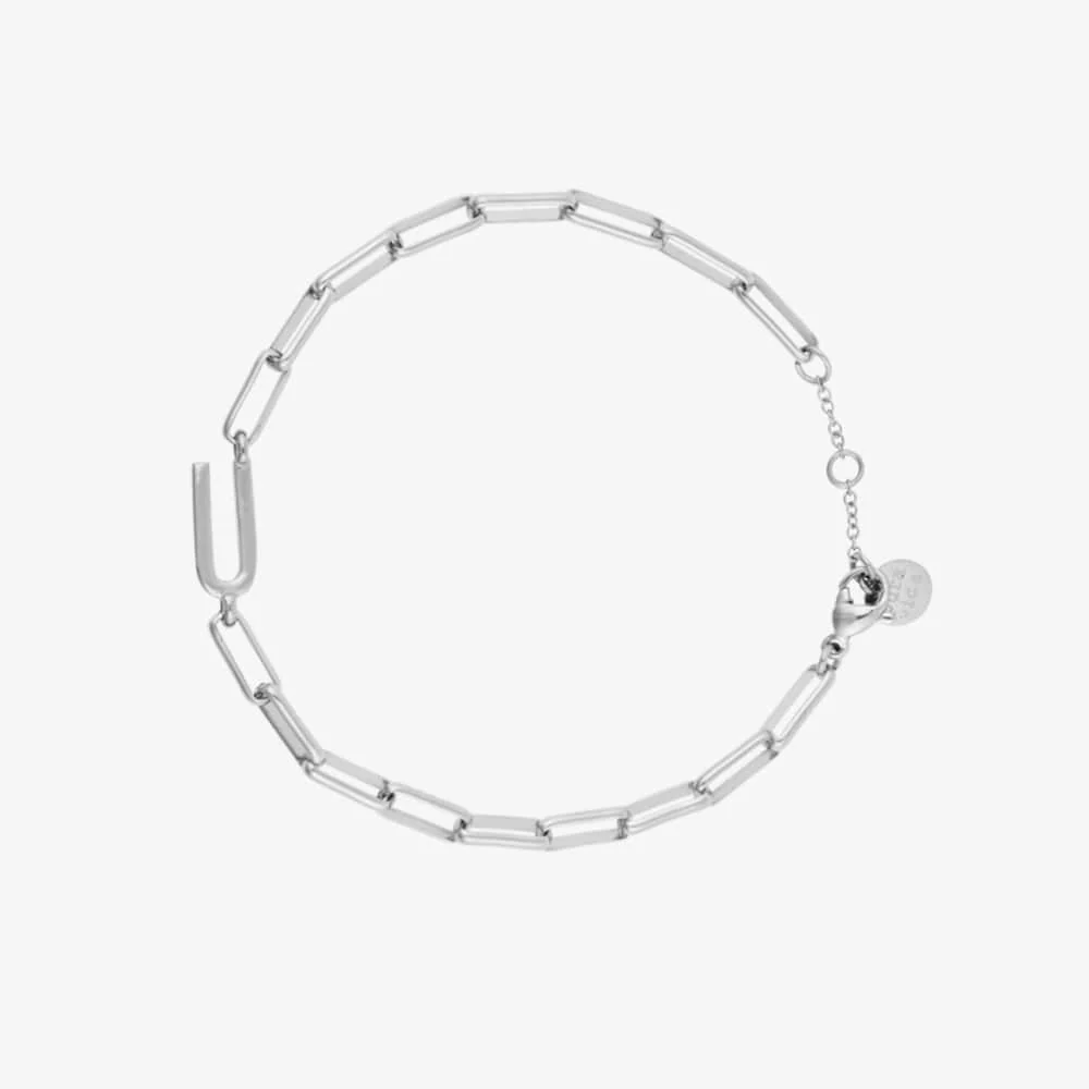 Initial Paperclip Chain Bracelet - Image 16