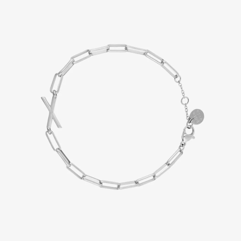 Initial Paperclip Chain Bracelet - Image 19