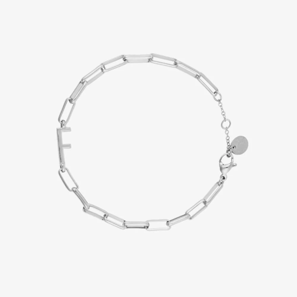 Initial Paperclip Chain Bracelet - Image 31