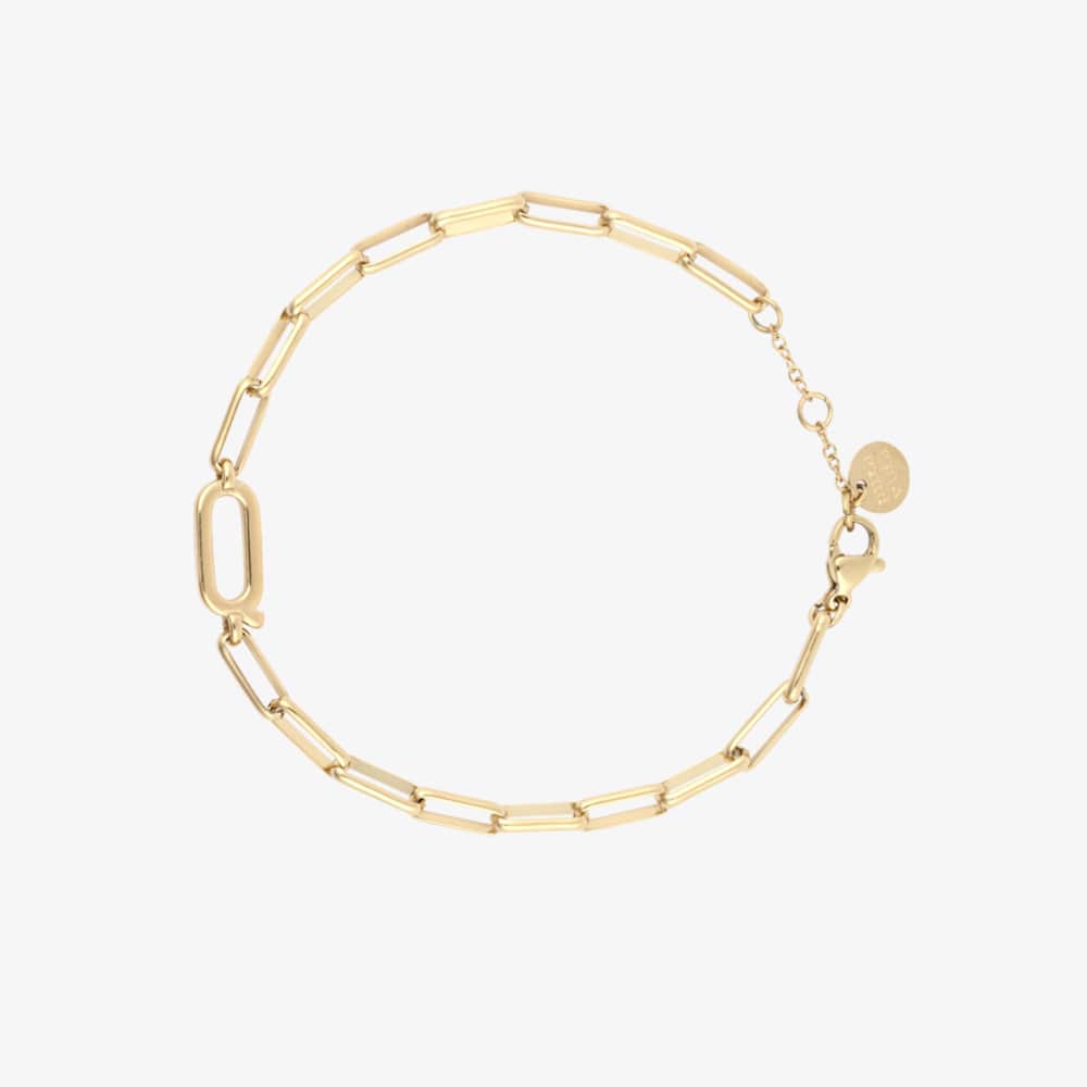Initial Paperclip Chain Bracelet - Image 45