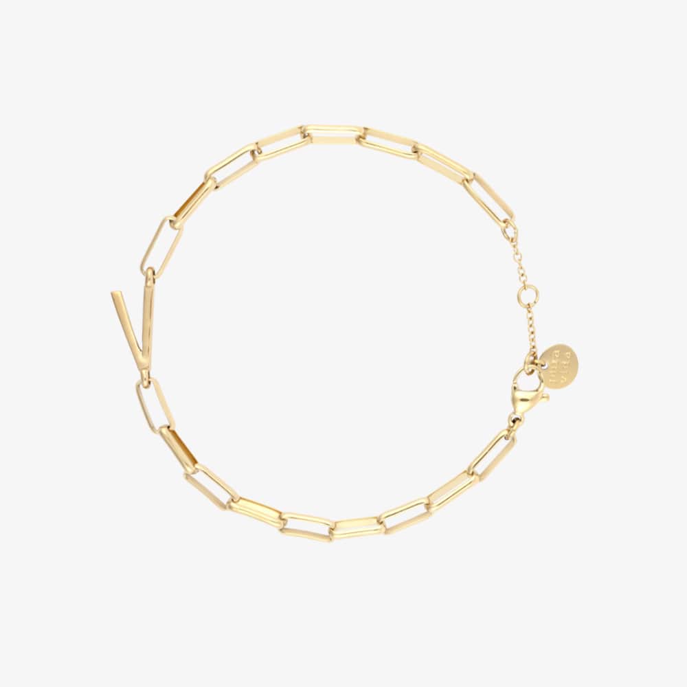 Initial Paperclip Chain Bracelet - Image 50