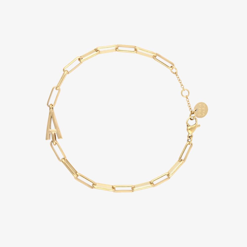 Initial Paperclip Chain Bracelet - Image 51