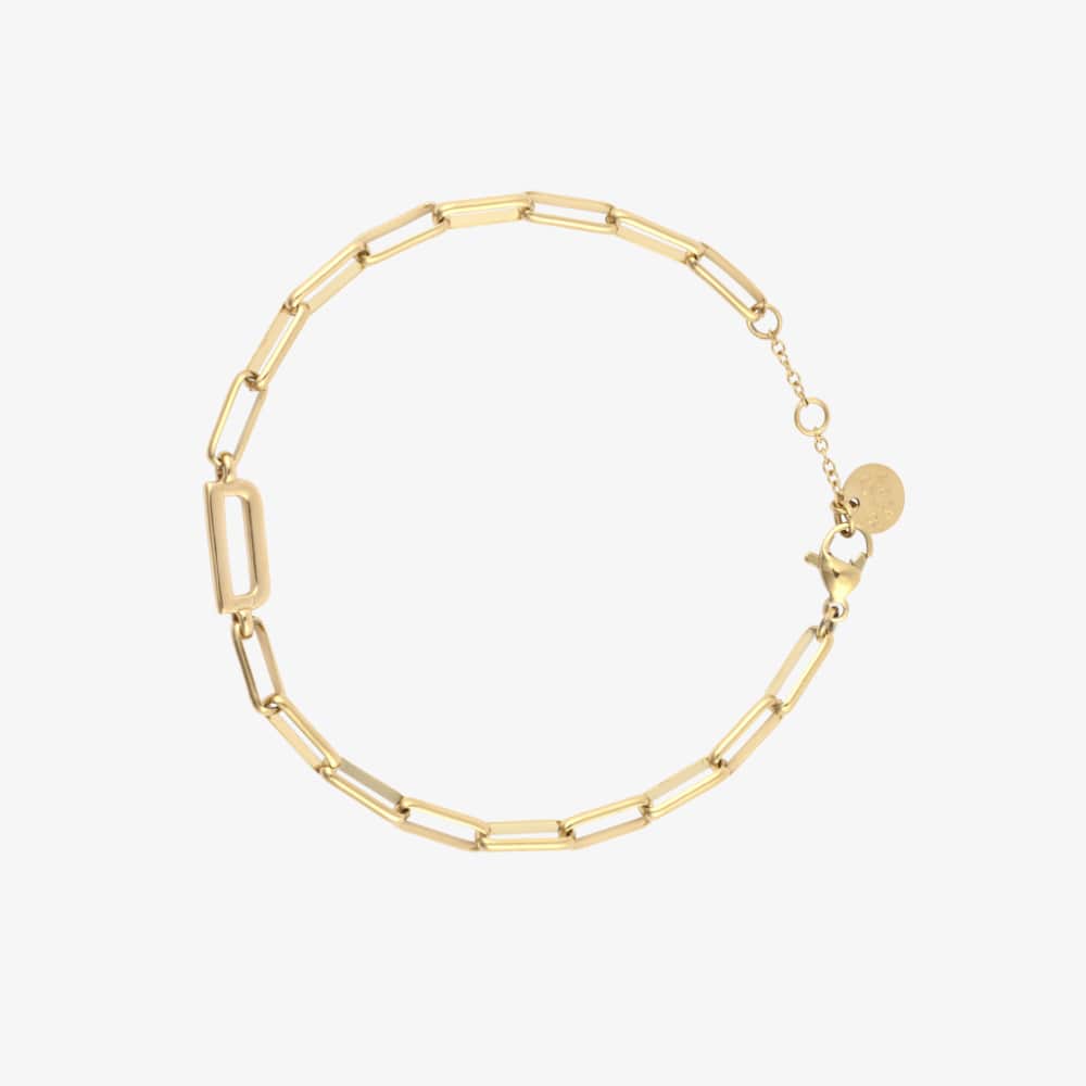 Initial Paperclip Chain Bracelet - Image 54