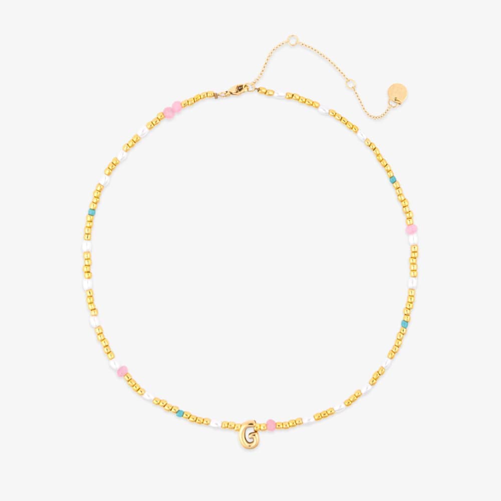 Initial Pearl & Seed Bead Choker - Image 24