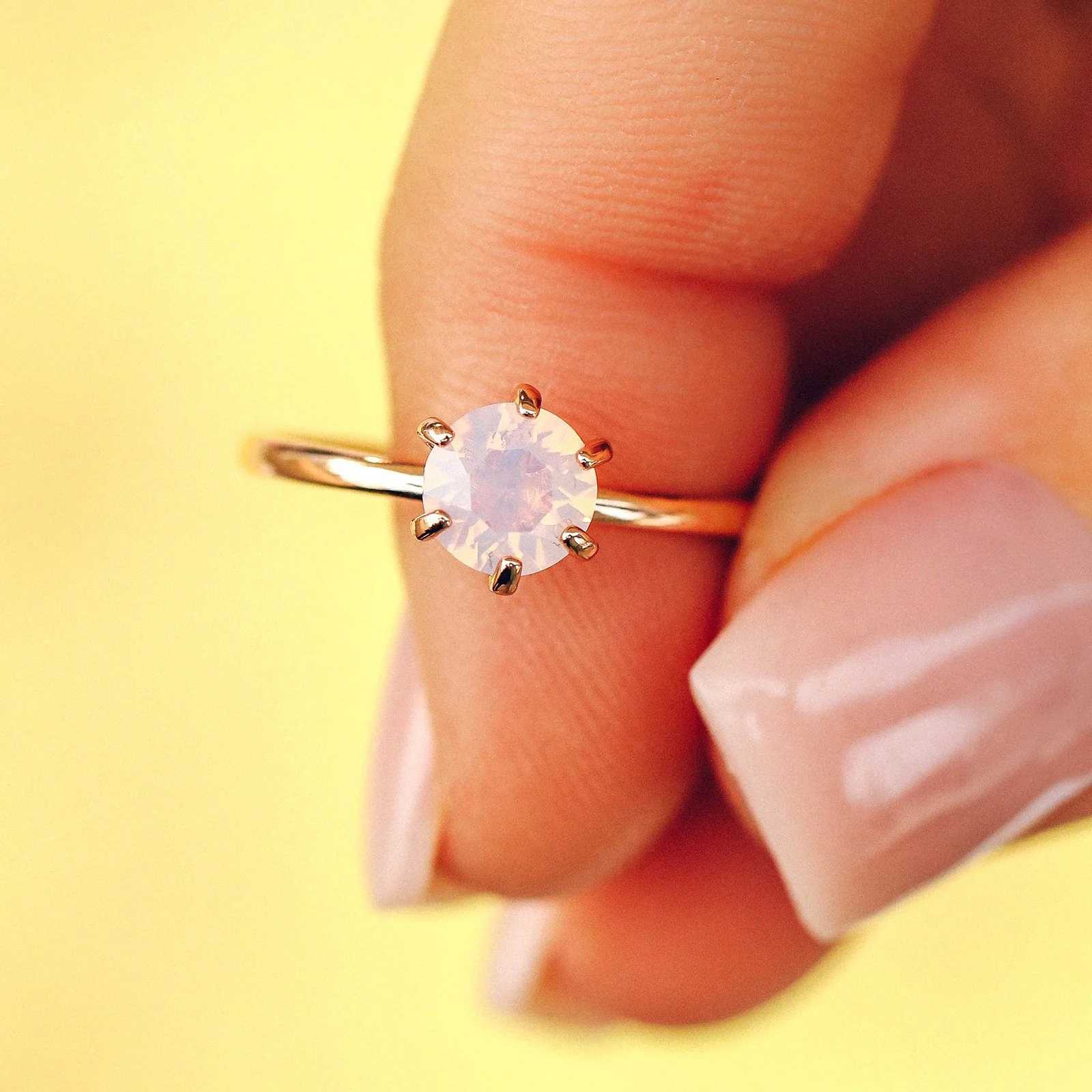 Iridescent Stone Ring - Image 6