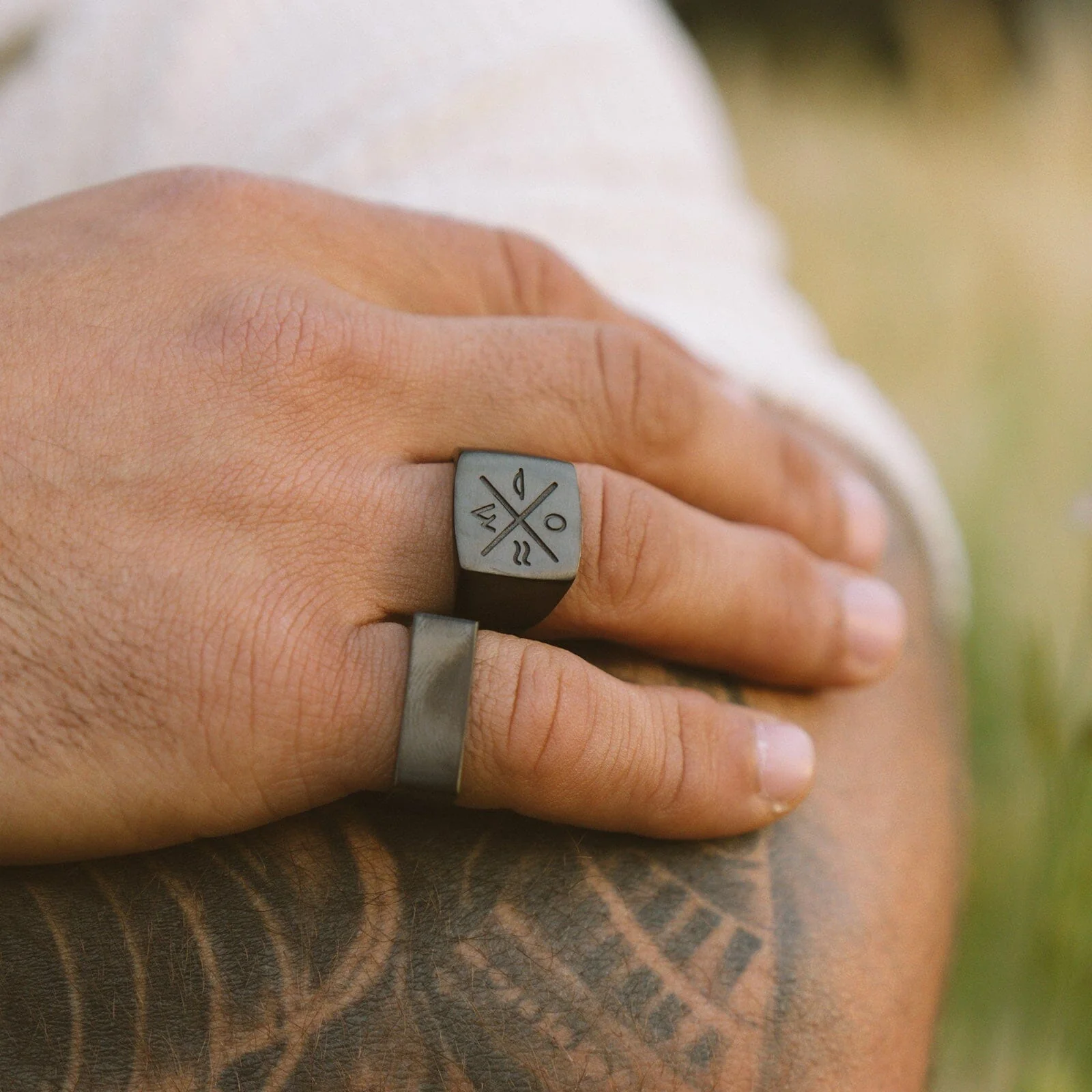 Men's Motivation Signet Ring - Image 6