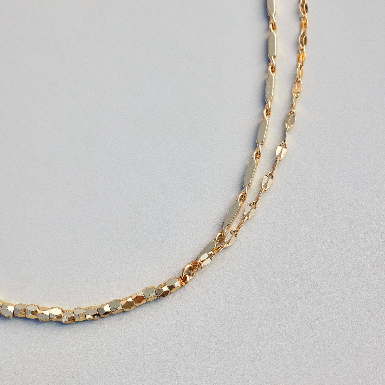 Metal Bead & Chain Choker - Image 3