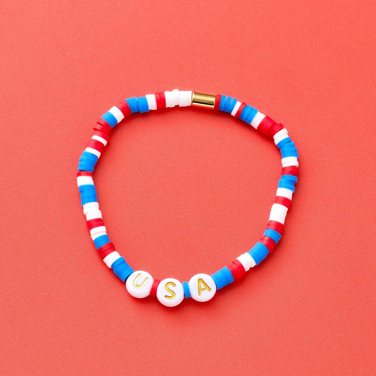 USA Disc Stretch Bracelet - Image 2