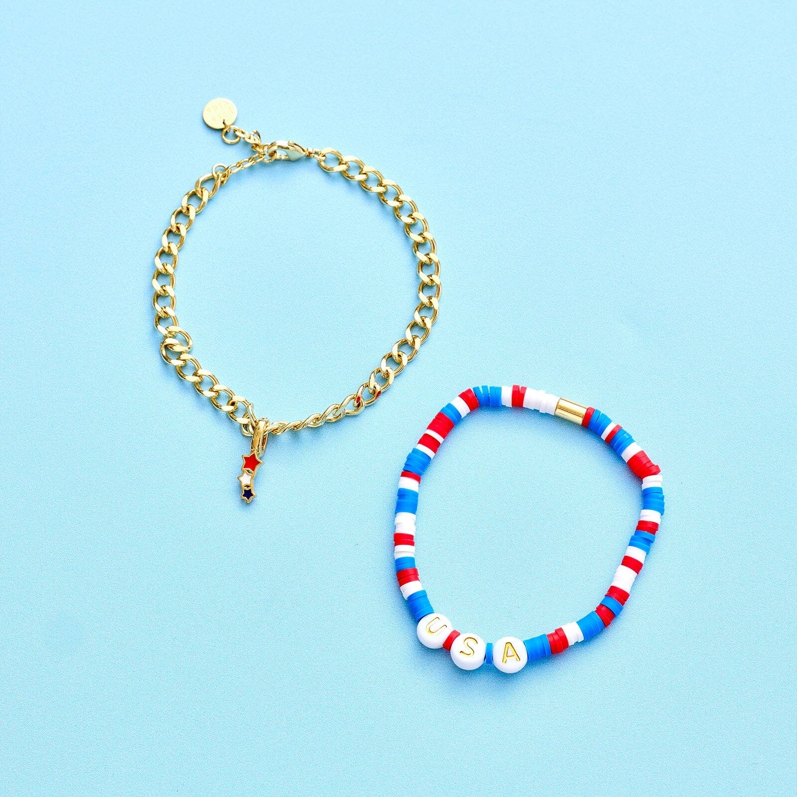 USA Disc Stretch Bracelet - Image 5