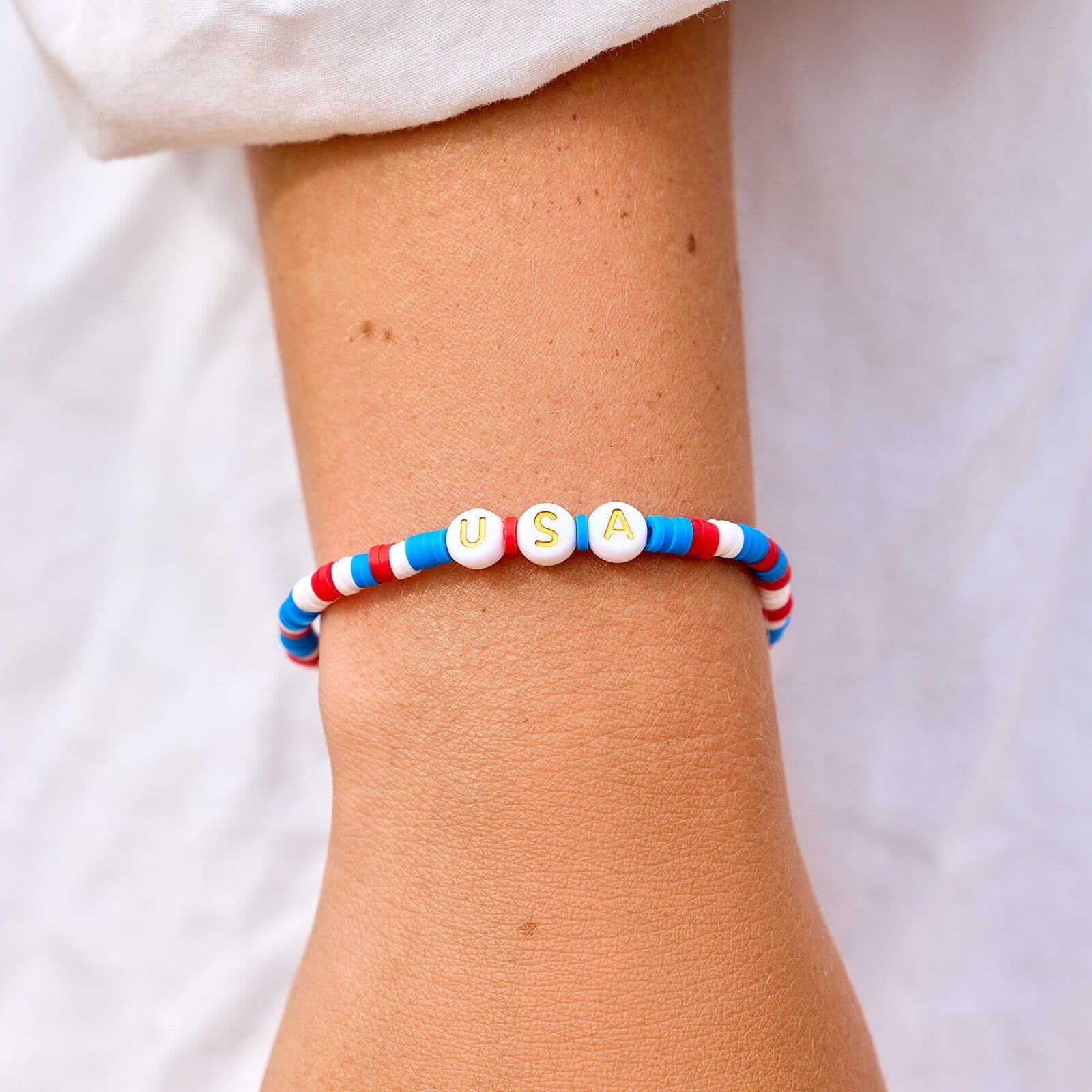USA Disc Stretch Bracelet - Image 6